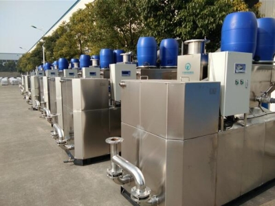 Where can I find automatic oil separation and lifting integrated equipment for school catering?